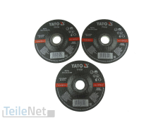 3x Schruppscheibe 125x6mm Metall Schleifscheibe...