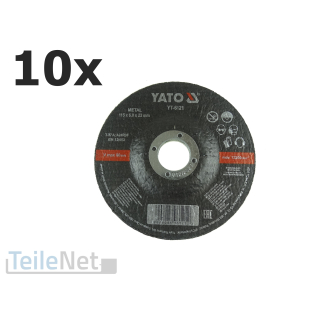 10x Schruppscheibe 115x6mm Metall Schleifscheibe Winkelschleifer Flexscheibe