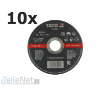 10x Trennscheibe 115x1,2mm Metall Stahl Flexscheibe...