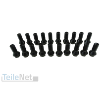 20x Radschrauben M14x1,25 Radbolzen schwarz für BMW...
