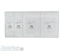 Blindniete Sortiment 400-teilig 2,4-4,8 mm Nieten...