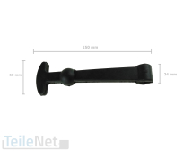 4x Haubenhalter Gummi lang 150 mm Hauben Spanner für Traktor Anhänger etc.