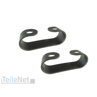 2x Auspuff Klemmfeder Klammer Halter Spange für VW Golf T4 Scirocco Federklammer