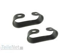 2x Auspuff Klemmfeder Klammer Halter Spange für VW...