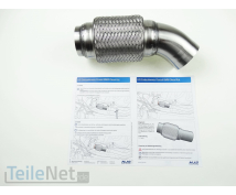 HJS Flexrohr Katalysator DPF Reparatur Rohr BMW 6 Zylinder