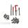 Gewindereparatur M10 x 1,5 Gewindeeinsatz Instandsetzung 45-tlg Gewindeschneider