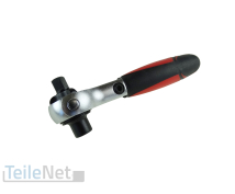 Drehkopf-Umschaltknarre 115 mm 1/4" Mini-Ratsche Knarre drehbar Drehkopfratsche