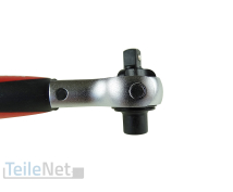 Drehkopf-Umschaltknarre 115 mm 1/4" Mini-Ratsche Knarre drehbar Drehkopfratsche