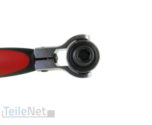 Drehkopf-Umschaltknarre 115 mm 1/4" Mini-Ratsche Knarre drehbar Drehkopfratsche