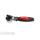Drehkopf-Umschaltknarre 115 mm 1/4" Mini-Ratsche Knarre drehbar Drehkopfratsche