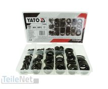 Dichtring Sortiment 150-teilig Gummi-Metall-Dichtung...